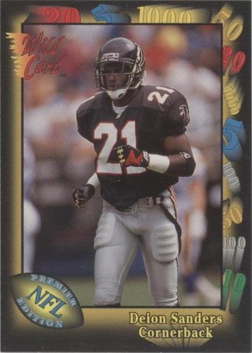 1991 Wild Card Deion Sanders #70