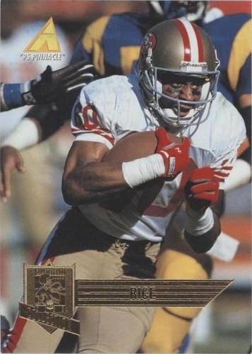 1995 Pinnacle Club Collection Jerry Rice #190
