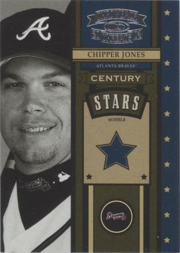 2004 Donruss Throwback Threads - Chipper Jones #CS-10