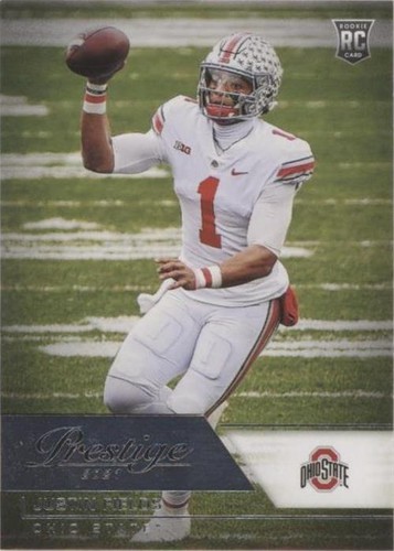 2021 Panini Chronicles Draft Picks Justin Fields #80