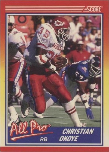 1990 Score Christian Okoye #581