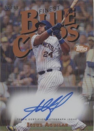 2019 Topps Finest - Jesus Aguilar #FBCA-JA