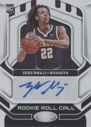 2020-21 Panini Certified Zeke Nnaji RC Rookie Card Mirror