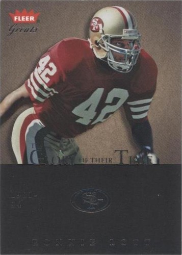 2004 Fleer Greats Ronnie Lott #16 GOT