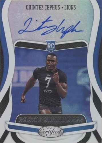 2020 Panini Certified Quintez Cephus #RS-QC