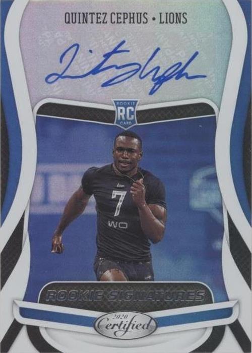 2020 Panini Certified Quintez Cephus #RS-QC