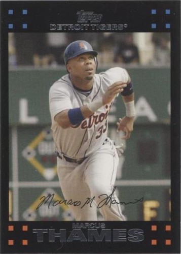 2007 Topps Updates & Highlights - Marcus Thames #UH75