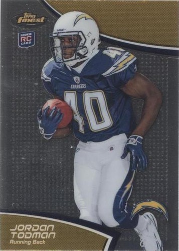 2011 Topps Finest Jordan Todman #77