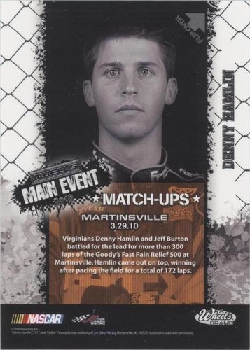 2010 Wheels Main Event - Denny Hamlin Jeff Burton #68