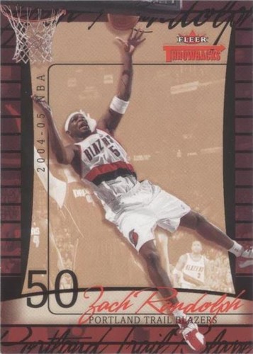 2004-05 Fleer Throwbacks - Zach Randolph #42
