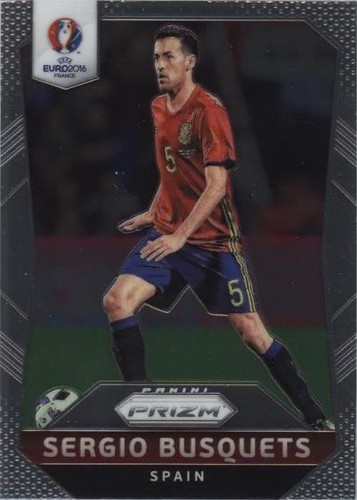2016 Panini Prizm UEFA Euro Sergio Busquets #39