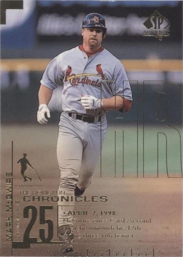 1999 SP Authentic - Mark McGwire #HR4