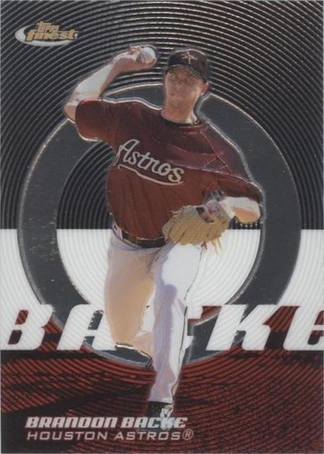 2005 Topps Finest - Brandon Backe #17