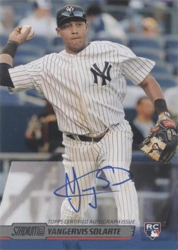 2014 Topps Stadium Club - Yangervis Solarte #SCA-YS