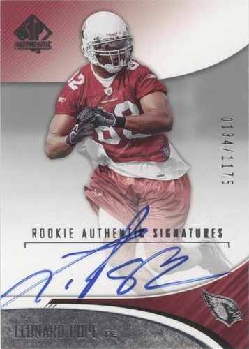 2006 SP Authentic Leonard Pope #210