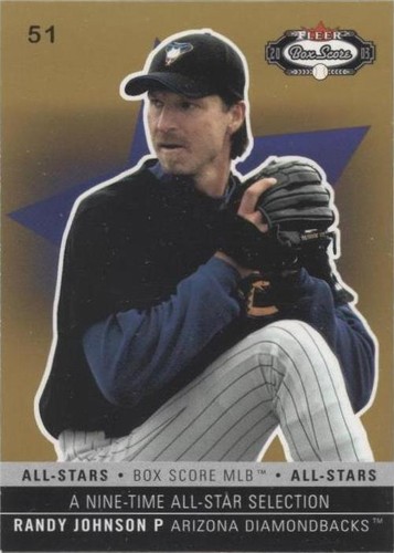 2003 Fleer Box Score - Randy Johnson #163