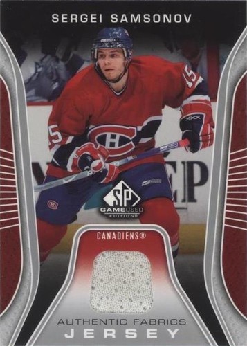 2006-07 SP Game Used Edition - Sergei Samsonov #AF-SS