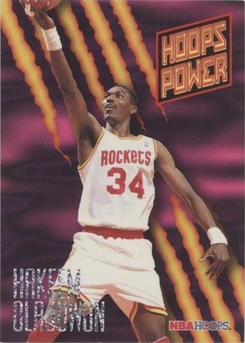 1994-95 NBA HOOPS POWER # PR-20 HAKEEM OLAJUWON NICE CARD | eBay