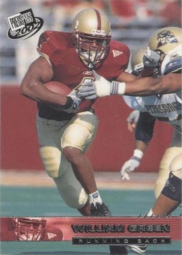 2002 Press Pass William Green #14