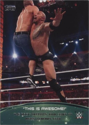 2015 Topps WWE - John Cena The Rock #1