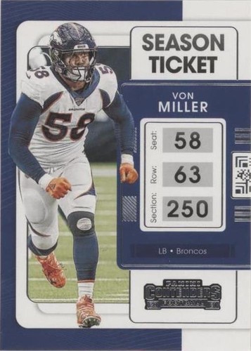 2021 Panini Contenders Von Miller #30