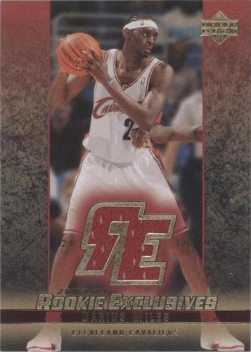 2003-04 Upper Deck Rookie Exclusives - Darius Miles #J31