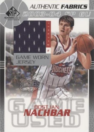 2003-04 SP Game Used - Bostjan Nachbar #BN-J