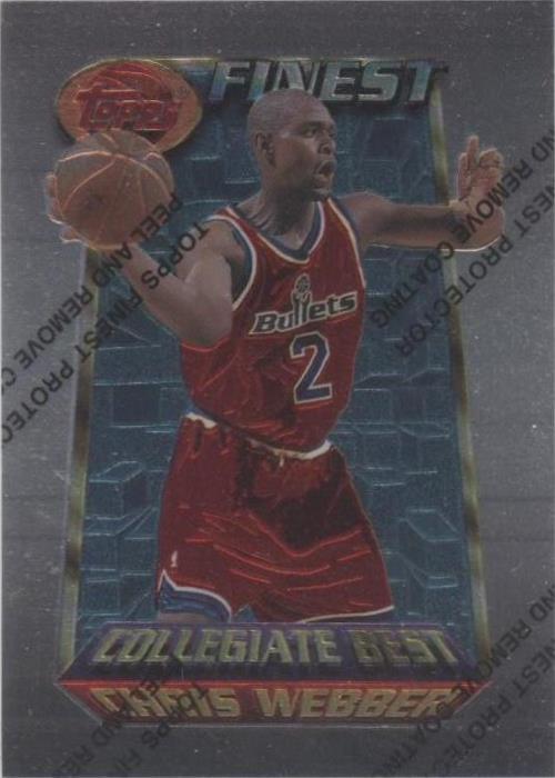 Topps Finest 1994-95 - Chris Webber #255