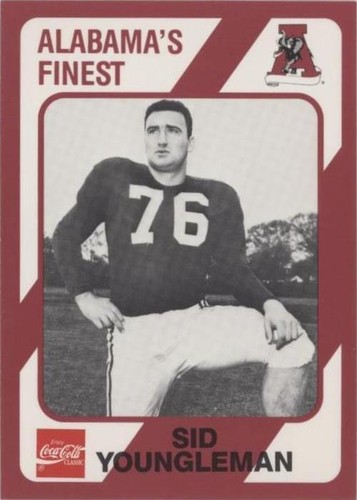 1989 Collegiate Collection Alabama Crimson Tide Sid Youngelman #212