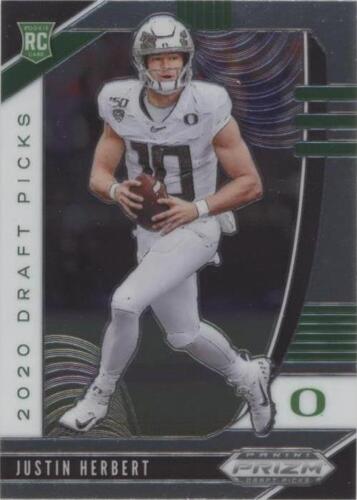 2020 Panini Black Justin Herbert Copper RC /25 - PSA 8 | eBay
