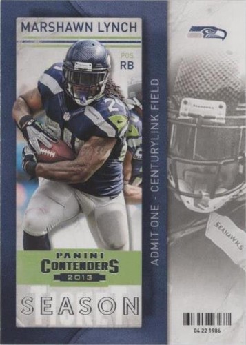 2013 Panini Contenders Marshawn Lynch #88
