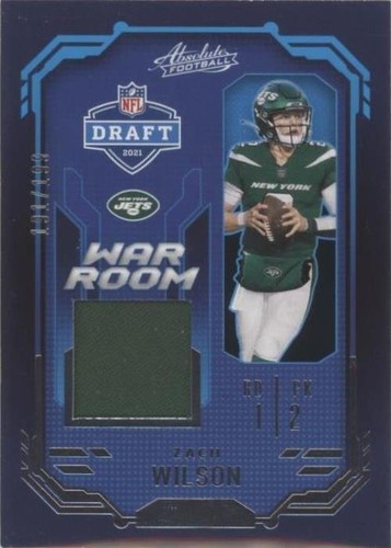 2021 Panini Absolute Zach Wilson #WRM-ZWI