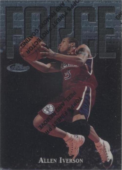 Topps Allen Iverson Basketball 1997-98 Season Sports Trading Topps Allen Iverson Basketball 1997-98 Season Sports Trading