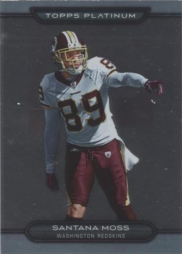 2010 Topps Platinum Santana Moss #97