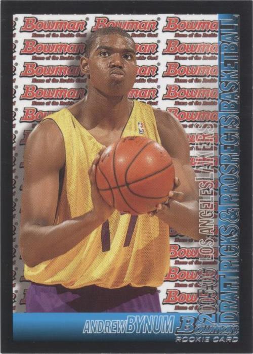 Selecciones y perspectivas del draft de Bowman 2005-06 - Andrew Bynum #134