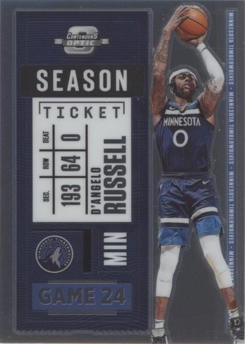 2020-21 Panini Contenders Optic - D'Angelo Russell #38