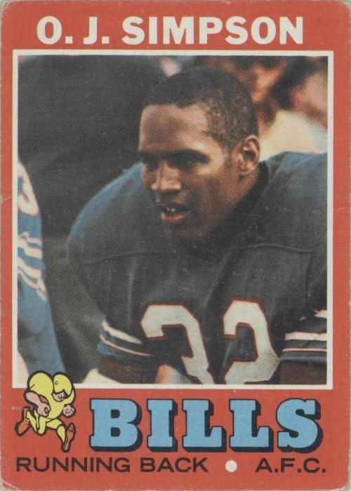1971 Topps O.J. Simpson #260