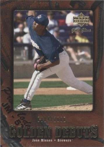 2001 Upper Deck Gold Glove - Jose Mieses #102