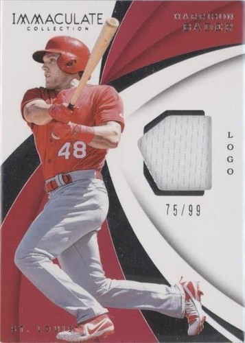 2018 Panini Immaculate Collection - Harrison Bader #IS-HB