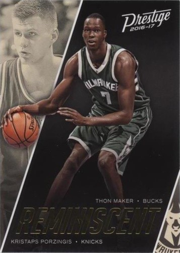2016-17 Panini Prestige - Kristaps Porzingis/Thon Maker #9