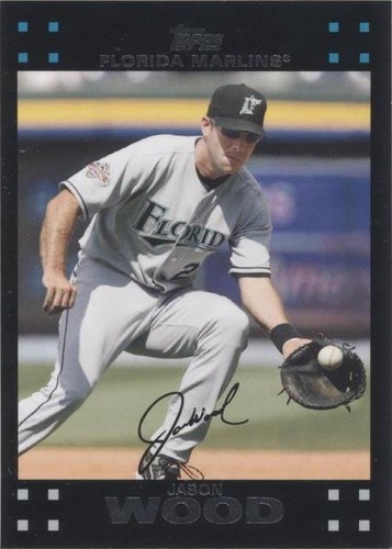 2007 Topps Updates & Highlights - Jason Wood #UH109