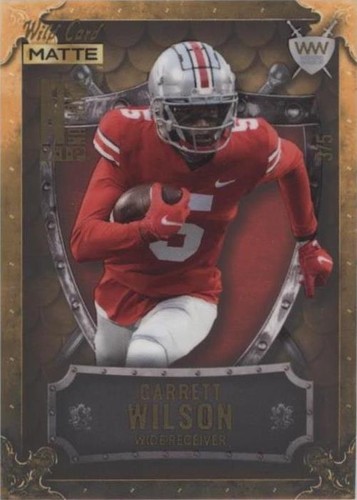 2022 Wild Card MATTE National Convention Garrett Wilson #WWN-12