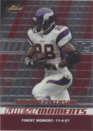 2008 Topps Finest Adrian Peterson #FM-AP