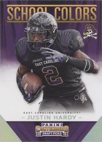 2015 Panini Contenders Draft Picks Justin Hardy #36
