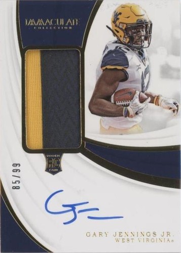 2019 Panini Immaculate Collection Collegiate Gary Jennings Jr. #126