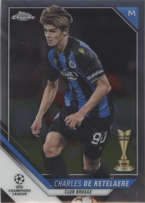 2021-22 Topps Chrome UCL Charles De Ketelaere #14