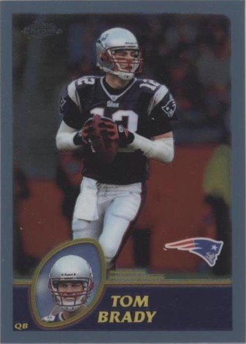 2003 Topps Chrome Tom Brady #124