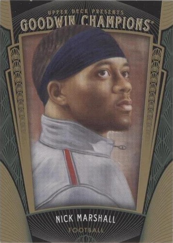 2015 Upper Deck Goodwin Champions Nick Marshall #86