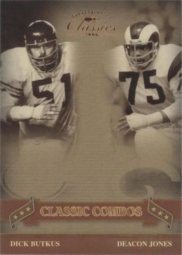 2006 Donruss Classics Deacon Jones Dick Butkus #CC-5