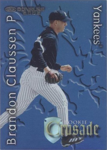 2002 Donruss The Rookies - Brandon Claussen #RC-41